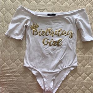 16th Birthday body suit